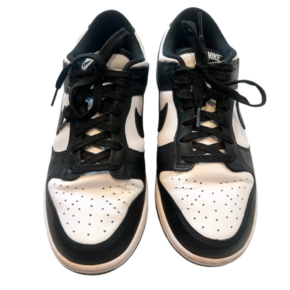 Nike Dunk Low Retro Black White “Panda” Sneakers Women’s Size 9.5 - Picture 6 of 11
